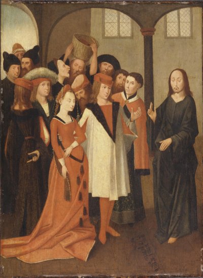 Christus und die Ehebrecherin von Hieronymus Bosch